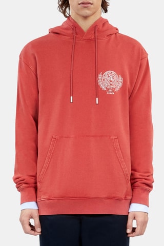 Sweat à capuche - Rouge brique