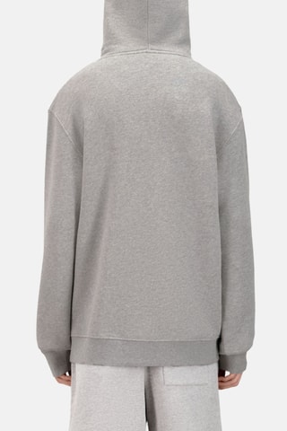 Sweat à capuche - Gris clair chiné
