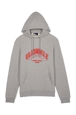 Sweat à capuche - Gris clair chiné