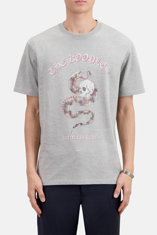 T-shirt - Gris clair chiné