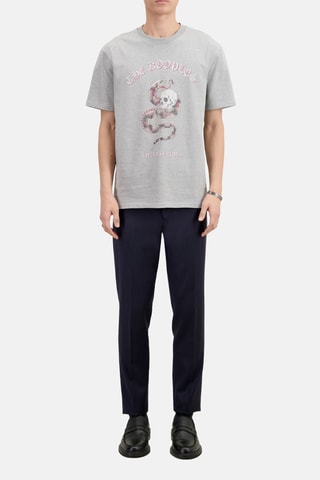 T-shirt - Gris clair chiné