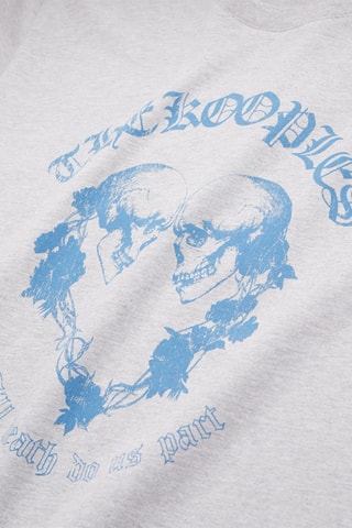 T-shirt - Gris clair chiné