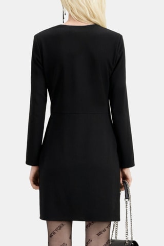 Robe portefeuille - Noir