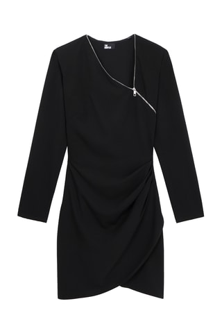 Robe portefeuille - Noir