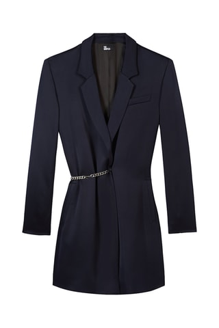 Robe portefeuille - Bleu marine