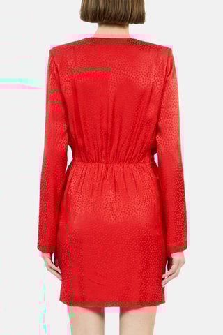 Robe portefeuille - Rouge