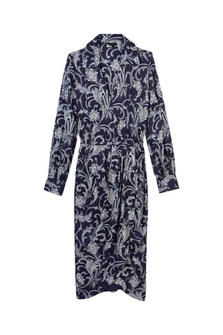 Robe midi - Bleu marine