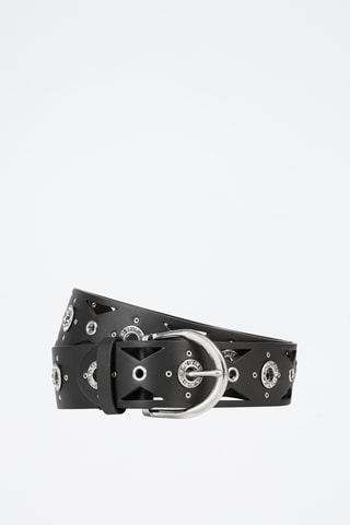 Ceinture en cuir - Noir