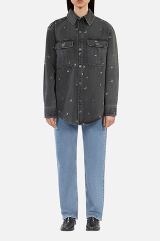 Surchemise en jean - Noir