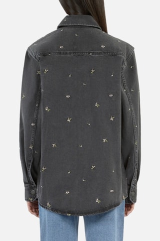 Surchemise en jean - Noir