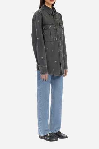 Surchemise en jean - Noir