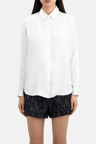Chemisier en soie - Blanc