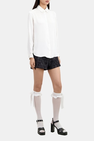 Chemisier en soie - Blanc