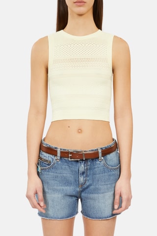 Crop top - Jaune