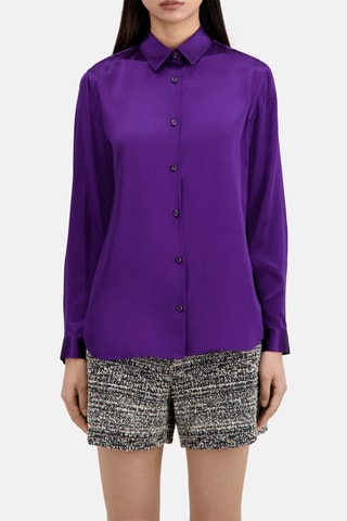 Chemisier en soie - Violet