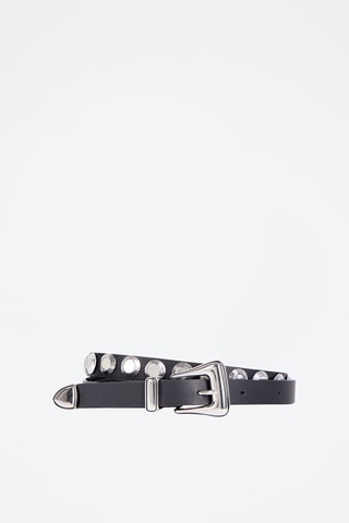 Ceinture en cuir - Noir