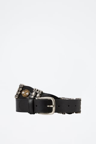 Ceinture en cuir - Noir