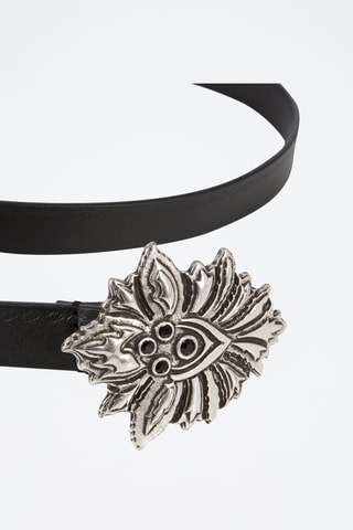 Ceinture en cuir - Noir