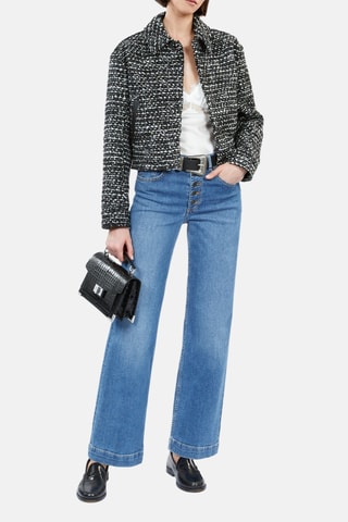 Veste en tweed - Noir