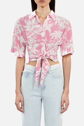 Chemisier noué - Rose