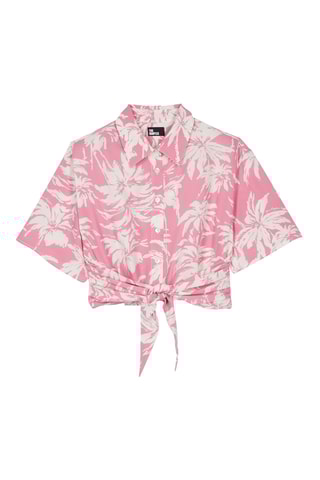 Chemisier noué - Rose