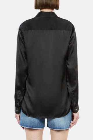 Chemisier en soie - Noir