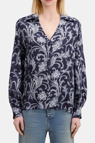 Chemisier - Bleu marine