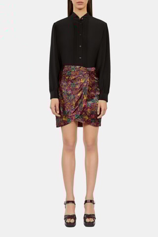 Chemisier en soie - Noir