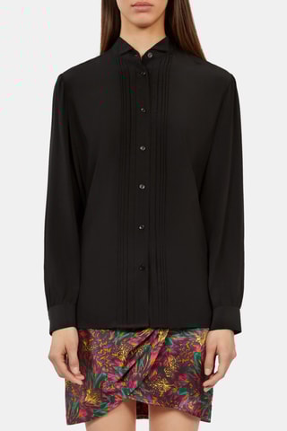 Chemisier en soie - Noir