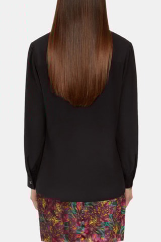 Chemisier en soie - Noir