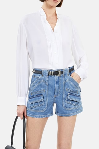 Chemisier en soie - Blanc