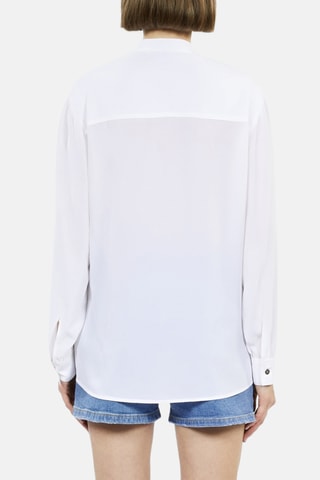 Chemisier en soie - Blanc