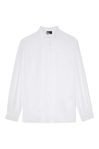 Chemisier en soie - Blanc