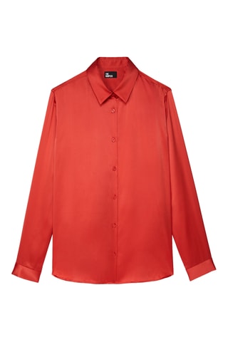 Chemisier en soie - Rouge