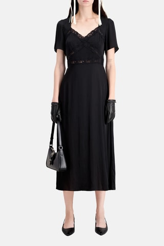 Robe midi - Noir
