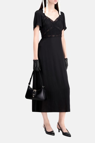 Robe midi - Noir