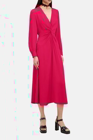 Robe midi - Rouge