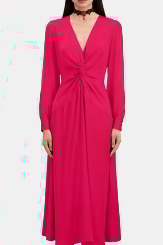 Robe midi - Rouge