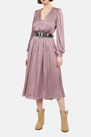 Robe midi - Mauve