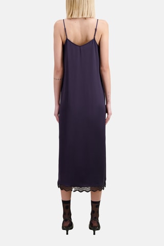 Robe midi - Violet foncé