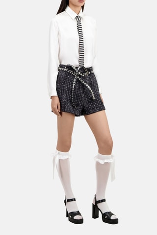 Short taille haute - Noir