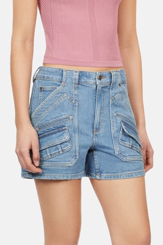 Short en jean - Bleu clair
