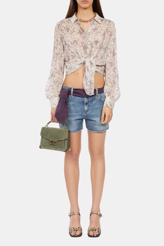 Short en jean - Bleu