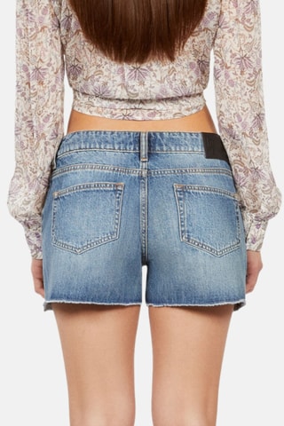 Short en jean - Bleu