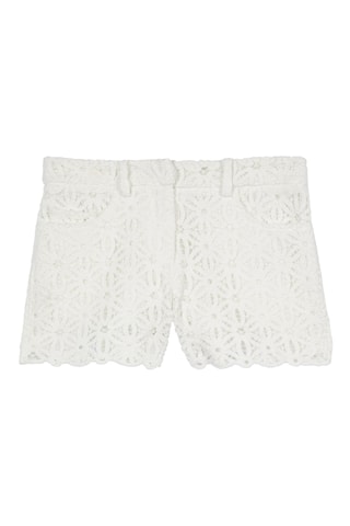 Short en dentelle - Blanc