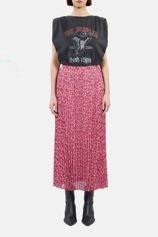 Jupe plissée - Rose