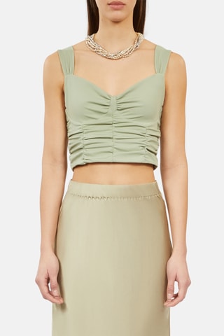 Crop top - Vert sauge