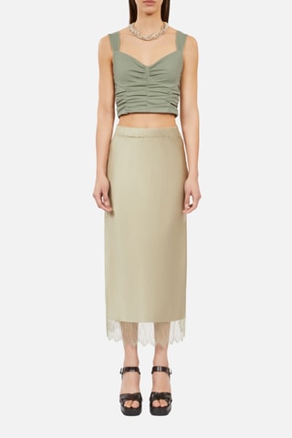 Crop top - Vert sauge