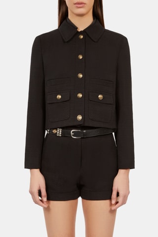 Veste en laine - Noir