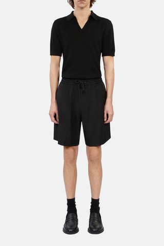 Short en laine - Noir